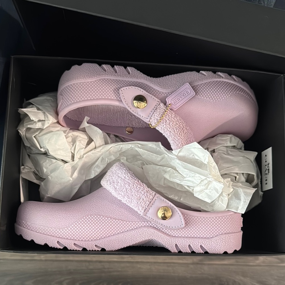 Coach Lola Terry Cloth Slides